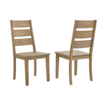 Load image into Gallery viewer, Joanna 2Pc Ladder Back Chair Set Rustic Brown - 2 Ladder Back Chairs
