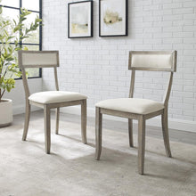 Load image into Gallery viewer, Alessia 2Pc Dining Chair Set Rustic Graywash - 2 Chairs
