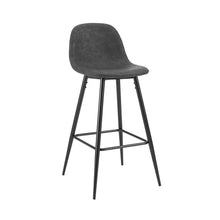 Load image into Gallery viewer, Weston 2Pc Bar Stool Set Distressed Black/Matte Black - 2 Stools
