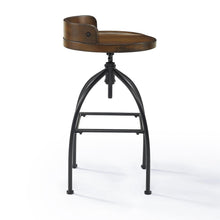 Load image into Gallery viewer, Edison Adjustable Height Swivel Stool Natural
