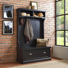 Load image into Gallery viewer, Seaside Hall Tree Distressed Black
