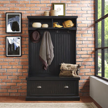 Load image into Gallery viewer, Seaside Hall Tree Distressed Black
