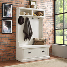 Load image into Gallery viewer, Seaside Hall Tree Distressed White
