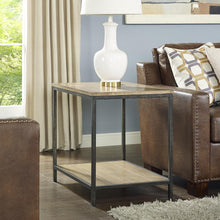 Load image into Gallery viewer, Brooke End Table Washed Oak/Black
