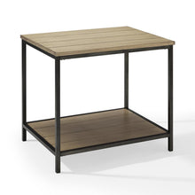 Load image into Gallery viewer, Brooke End Table Washed Oak/Black
