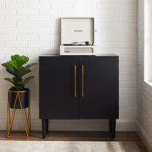 Load image into Gallery viewer, Everett Accent Cabinet Matte Black

