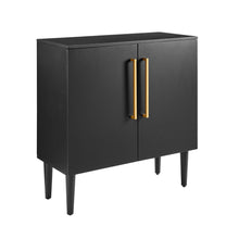 Load image into Gallery viewer, Everett Accent Cabinet Matte Black
