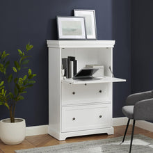Load image into Gallery viewer, Alena Secretary Desk White
