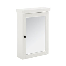 Load image into Gallery viewer, Seaside Mirrored Wall Cabinet Distressed White
