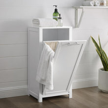 Load image into Gallery viewer, Savannah Linen Hamper White
