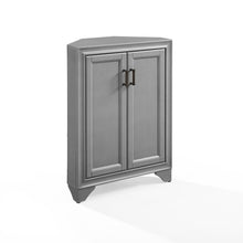 Load image into Gallery viewer, Tara Corner Storage  Cabinet Distressed Gray
