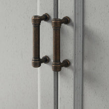 Load image into Gallery viewer, Tara Corner Storage  Cabinet Distressed Gray
