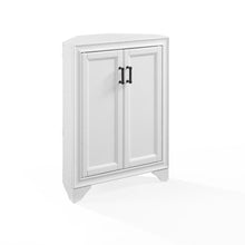 Load image into Gallery viewer, Tara Corner Storage Cabinet Distressed White

