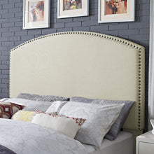 Load image into Gallery viewer, Cassie Upholstered Full/Queen Headboard Creme
