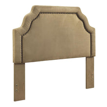 Load image into Gallery viewer, Loren Upholstered King/Cal King Headboard Camel
