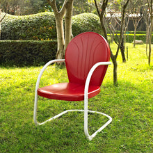 Load image into Gallery viewer, Griffith Outdoor Metal Armchair Bright Red Gloss
