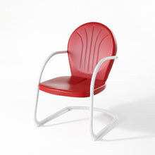 Load image into Gallery viewer, Griffith Outdoor Metal Armchair Bright Red Gloss
