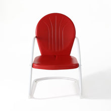 Load image into Gallery viewer, Griffith Outdoor Metal Armchair Bright Red Gloss
