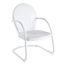Load image into Gallery viewer, Griffith Outdoor Metal Armchair White Gloss
