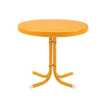 Load image into Gallery viewer, Griffith Outdoor Metal Side Table Tangerine Gloss
