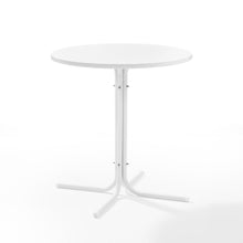 Load image into Gallery viewer, Griffith Outdoor Metal Bistro Table White Satin

