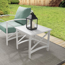 Load image into Gallery viewer, Kaplan Outdoor Metal Side Table White
