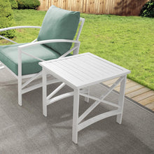 Load image into Gallery viewer, Kaplan Outdoor Metal Side Table White
