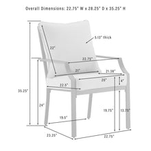 Load image into Gallery viewer, Otto 2Pc Outdoor Metal Dining Chair Set
