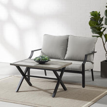 Load image into Gallery viewer, Otto 2Pc Outdoor Metal Conversation Set
