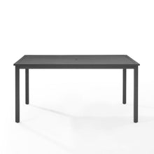 Load image into Gallery viewer, Hansen Outdoor Metal Dining Table Matte Black
