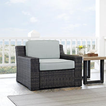 Load image into Gallery viewer, Beaufort Outdoor Wicker Armchair Mist/Brown
