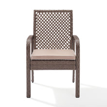 Load image into Gallery viewer, Tribeca 4Pc Outdoor Wicker Dining Chair Set Sand/Driftwood - 4 Chairs
