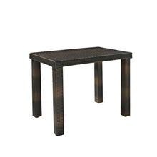 Load image into Gallery viewer, Palm Harbor Outdoor Wicker High Dining Table Brown
