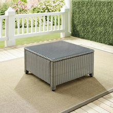 Load image into Gallery viewer, Bradenton Outdoor Wicker Sectional Coffee Table Gray
