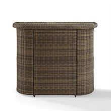 Load image into Gallery viewer, Bradenton Outdoor Wicker Bar Weathered Brown
