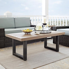 Load image into Gallery viewer, Beaufort Outdoor Wicker Coffee Table Mist/Brown
