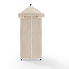 Load image into Gallery viewer, Palm Harbor Outdoor Wicker Towel Valet Sand/Brown
