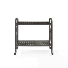 Load image into Gallery viewer, Kaplan Outdoor Metal Bar Cart Oil Rubbed Bronze
