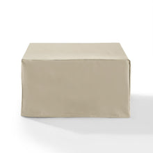 Load image into Gallery viewer, Outdoor Square Table And Ottoman Furniture Cover Tan
