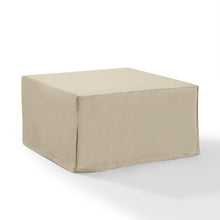 Load image into Gallery viewer, Outdoor Square Table And Ottoman Furniture Cover Tan

