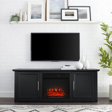 Load image into Gallery viewer, Camden 58&quot; Low Profile Tv Stand W/Fireplace Black
