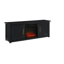 Load image into Gallery viewer, Camden 58&quot; Low Profile Tv Stand W/Fireplace Black
