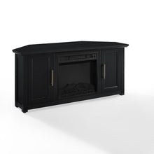 Load image into Gallery viewer, Camden 48&quot; Corner Tv Stand W/Fireplace Black
