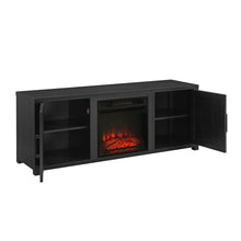 Load image into Gallery viewer, Gordon 58&quot; Low Profile Tv Stand W/Fireplace Black
