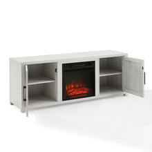 Load image into Gallery viewer, Gordon 58&quot; Low Profile Tv Stand W/Fireplace Whitewash

