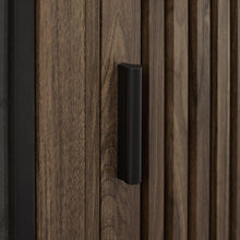 Load image into Gallery viewer, Silas 58&quot; Low Profile Tv Stand W/Fireplace Walnut
