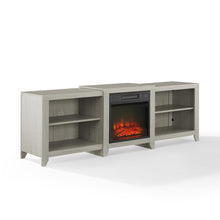 Load image into Gallery viewer, Ronin 69&quot; Low Profile Tv Stand W/Fireplace Whitewash
