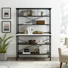 Load image into Gallery viewer, Madeleine Baker&#39;s Rack Matte Black - Console &amp; Hutch
