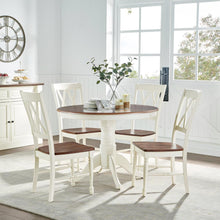 Load image into Gallery viewer, Shelby 5Pc Round Dining Set White - Table, 4 Chairs
