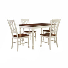 Load image into Gallery viewer, Shelby 5Pc Dining Set Distressed White - Table &amp; 4 Chairs
